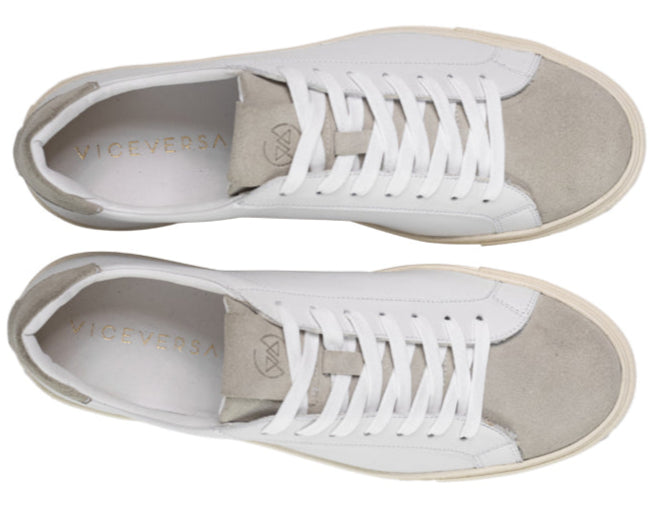 Tenis Color Blanco con Gris - Viceversa