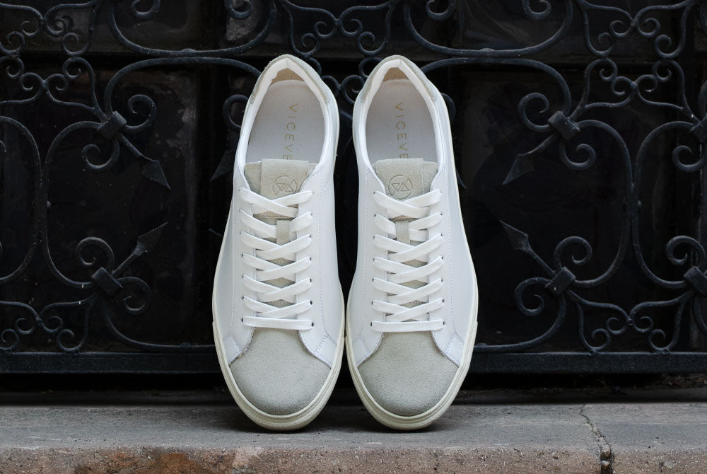Tenis Color Blanco con Gris - Viceversa