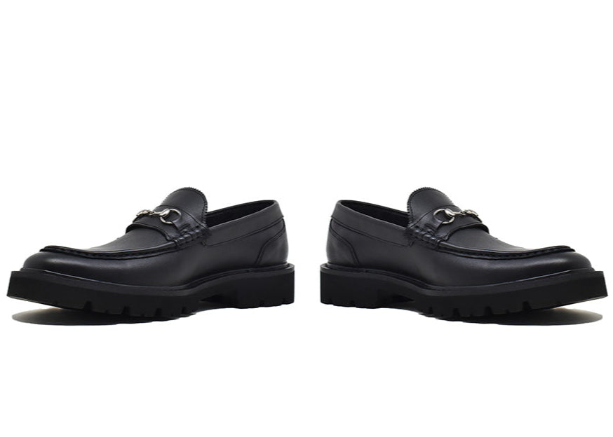 Mocasines con Hebilla Color Negro