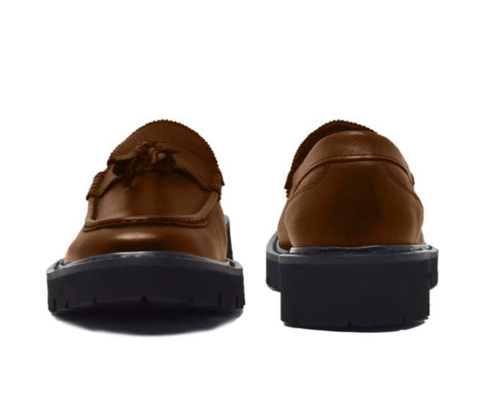 Mocasines Borla Color Café