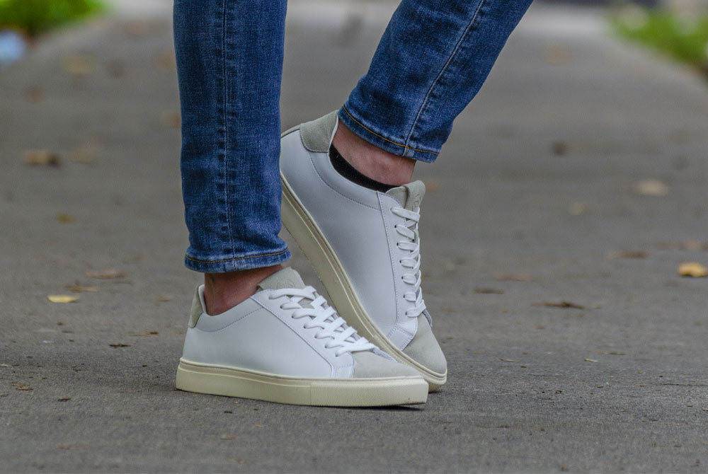 Tenis Color Blanco con Gris - Viceversa