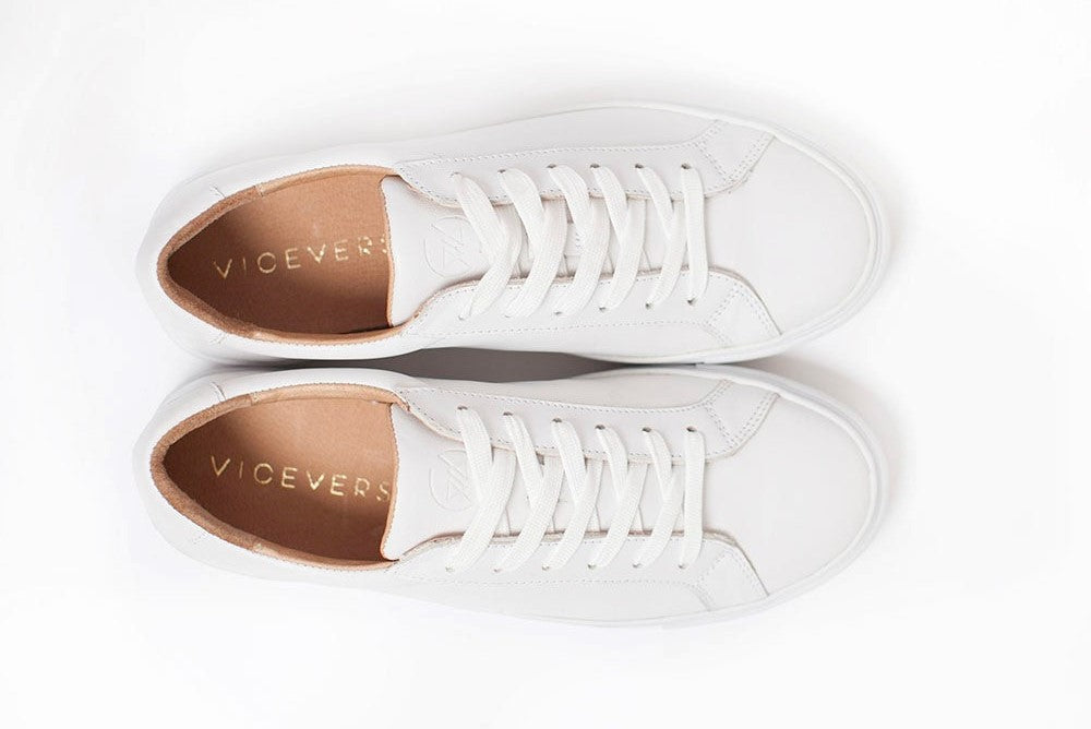 Inmundo impresión Recomendado Tenis Blancos Para Mujer Hechos De Piel I Viceversa - ViceversaOriginal