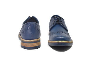 Viceversa – Zapatos Brogue Color Azul
