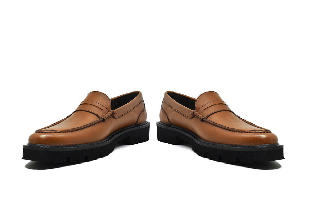 Mocasines color miel hombre top