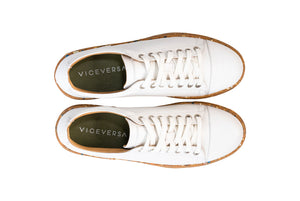 Viceversa – Tenis Cap-Toe Color Blanco