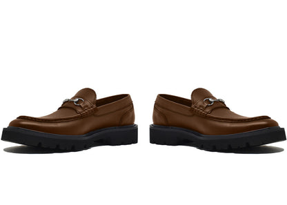 Mocasines con Hebilla Color Café