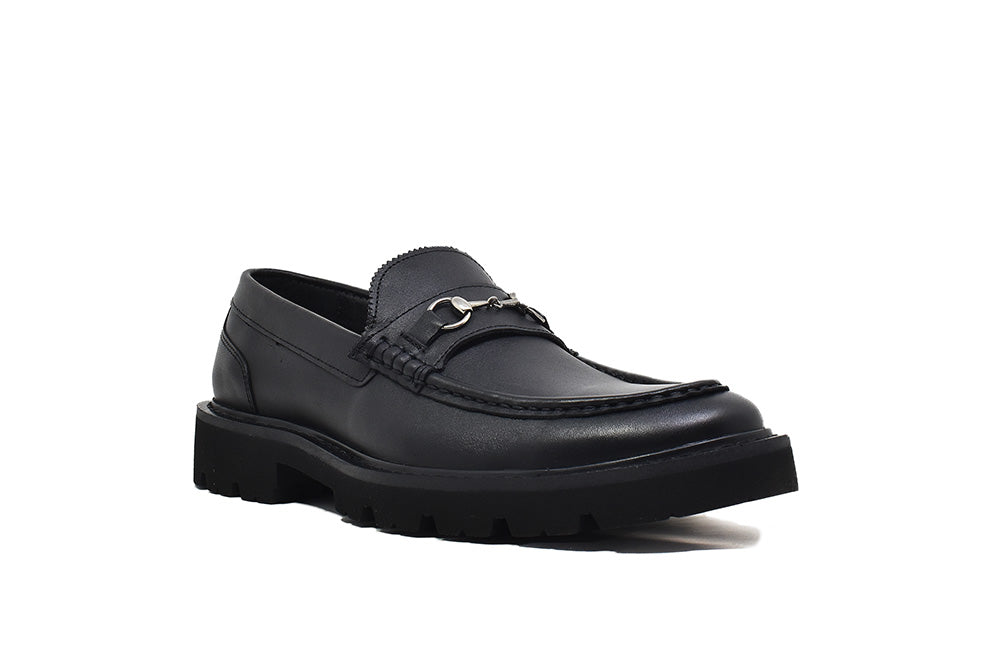 Mocasines con Hebilla Para Hombre Casual Color Negro I Viceversa