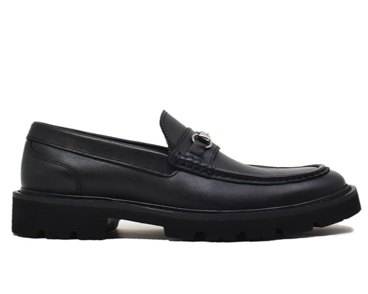 Mocasines con Hebilla Color Negro