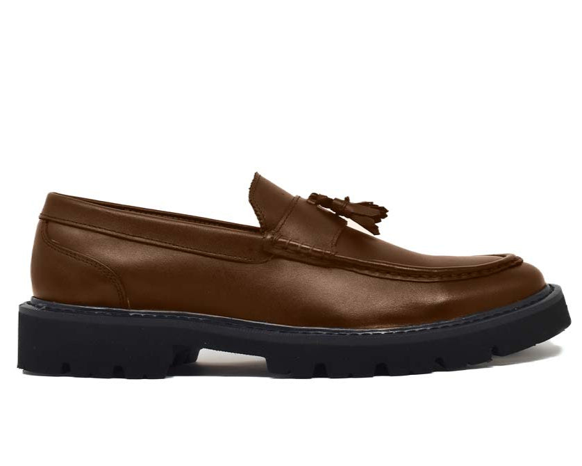 Mocasines Borla Color Café