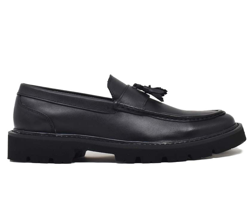 Mocasines Borla Color Negro