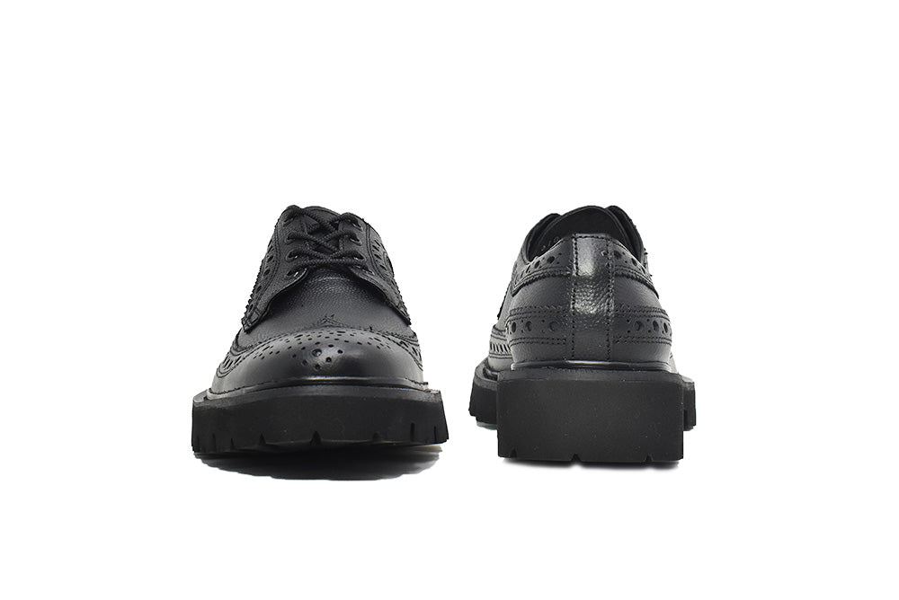 Zapatos Negros Para Hombre Estilo Brogue I Viceversa - ViceversaOriginal